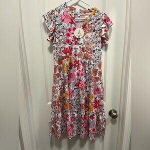 Anrabess Floral Midi Dress Size Small NWT
